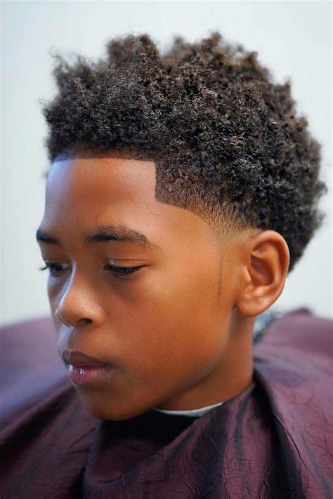 One way to make the crew cut different and special is to spike up the front or sweep the hair to the side. . Kid hairstyles boy black